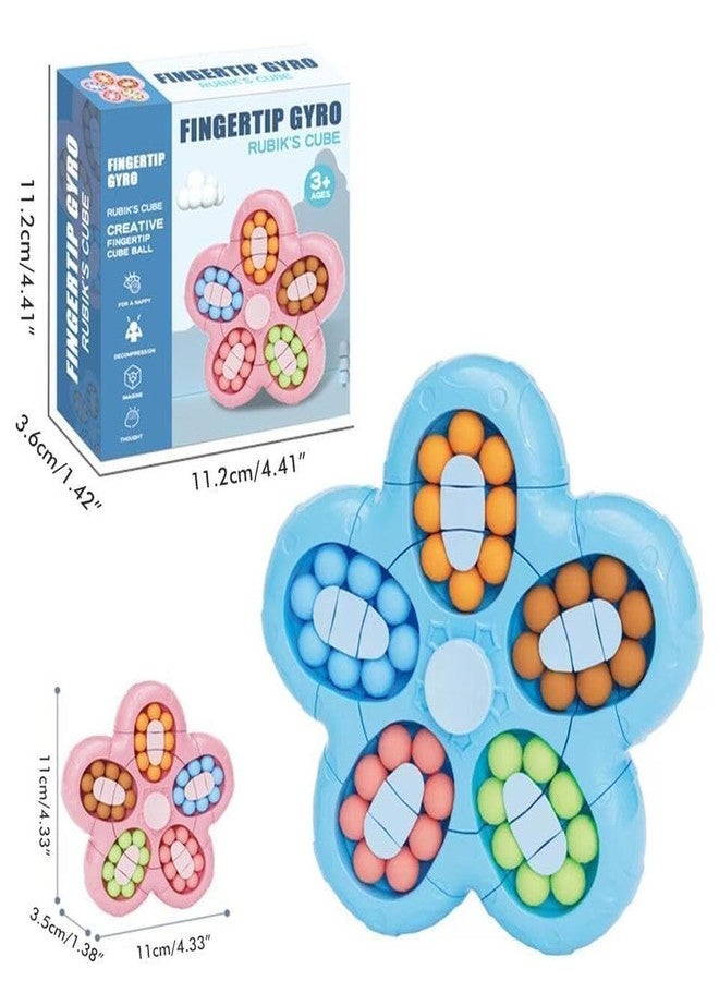 PICKSTORE Focus,Hand-Eye Coordination Finger Tip Rotate Magic Bean Spinner Toy for Kids & Adults 3-12 Years,BrainTeaser Memory Game Educational Puzzle Handheld Toy, Multicolor - Image 5